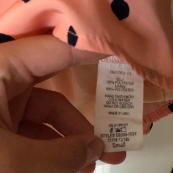 Lovely Pink Polka Dot Dress with Backless Feature - Picture 4 of 5